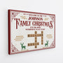6650CUS2 personalized christmas canvas family crossword wall art 6650C8ZMI