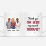 6662MUS1 thank you for being my unpaid therapist_ mug custom gifts for coworkers 6662MT6AO
