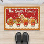 6664DUS1 gingerbread christmas doormat personalized gift for family 6664D86WI2