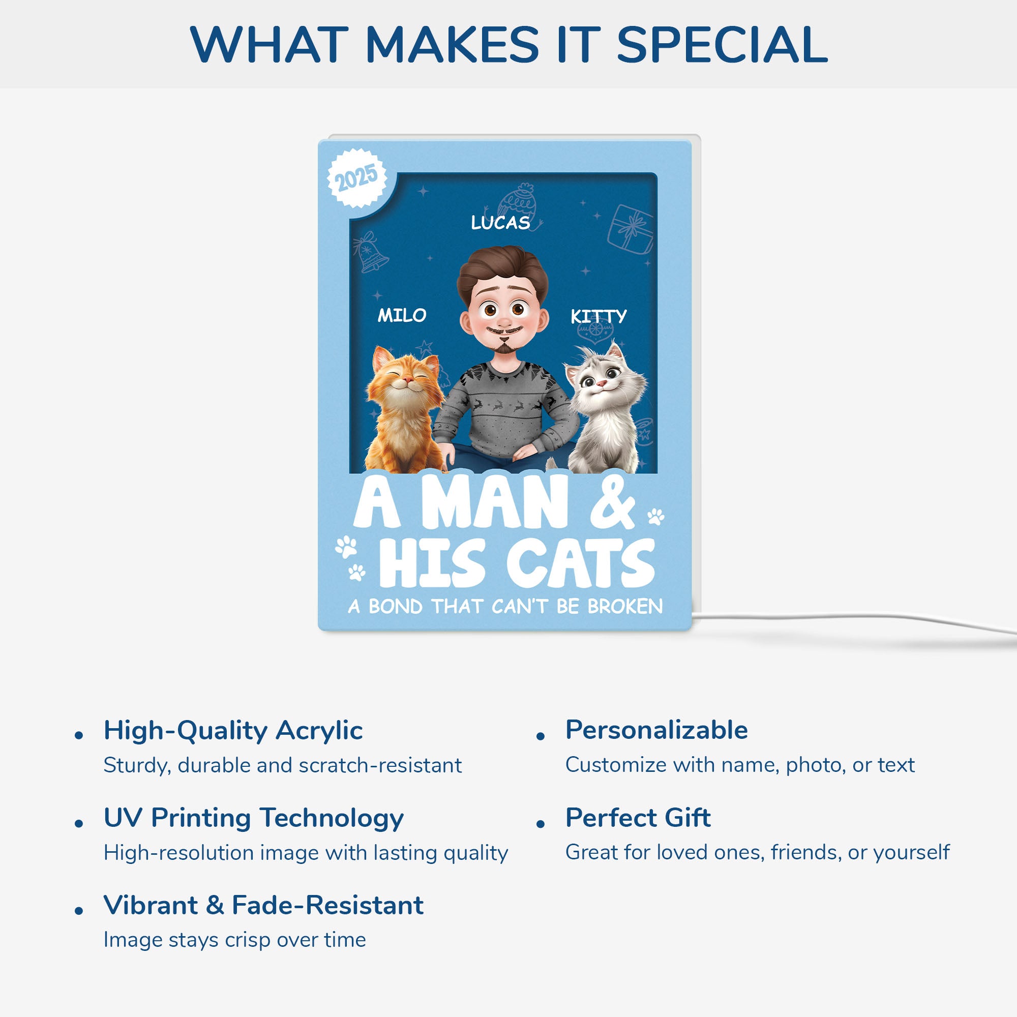 6669LUS1 3d printing effect custom light box christmas gifts for cat lovers 6669lcv5c_1