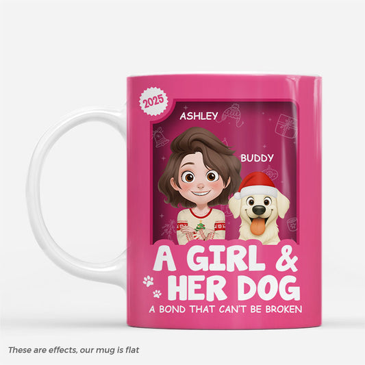 6669MUS1 3d printing effect dog mom mug custom christmas gifts for dog lovers 6669MKQ5C