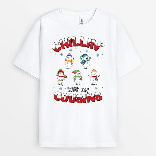 6670AUS1 funny chillin with my cousins shirt personalized christmas gift 6670ATKNE