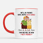 6687MUS2 personalized best friend mugs well be friends until were old and senile 6687M3VWF