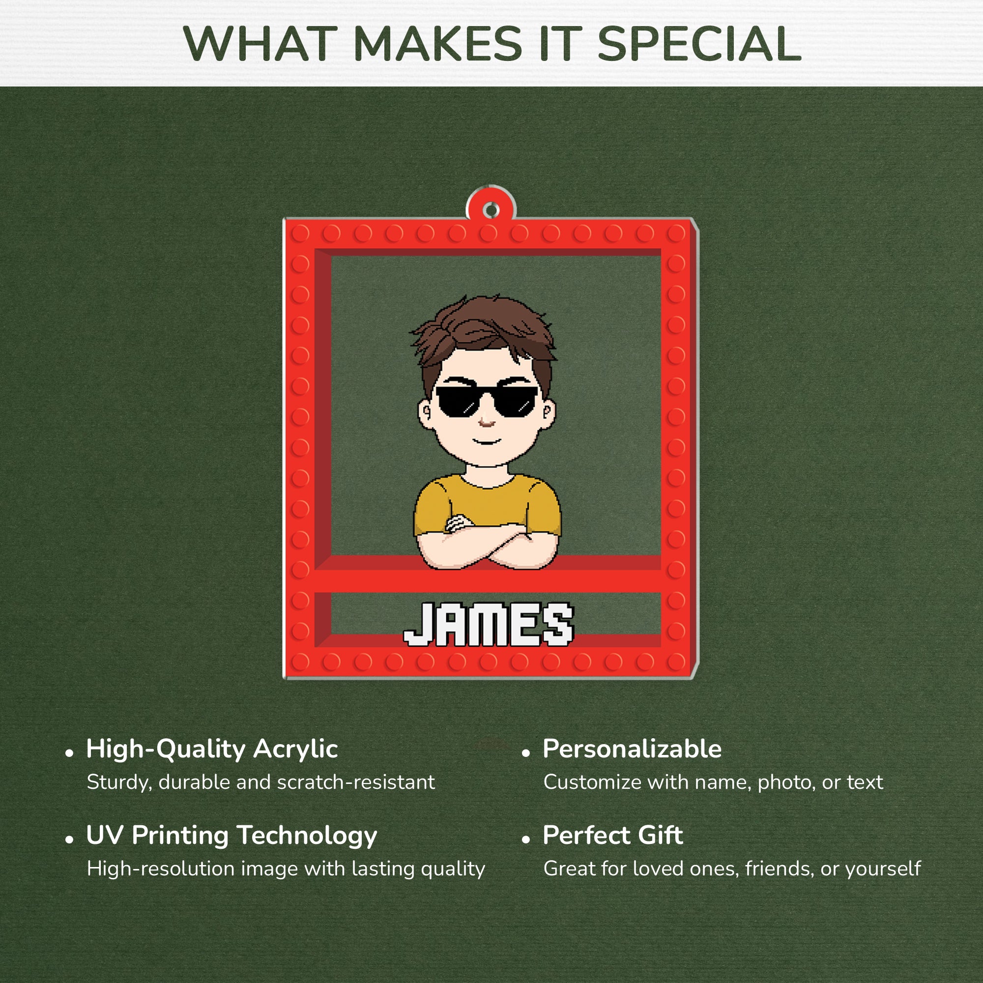 6695OUS4 lego christmas ornaments acrylic personalized gifts_ for him her 6695O8VNB