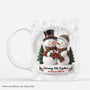 6697MUS1 3d printing effect personalized couple mugs snowman christmas mugs 6697MKTTG