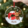 6707OUS2 glass reindeer ornament_s with initials custom christmas gifts for kids 6707O8ZTK