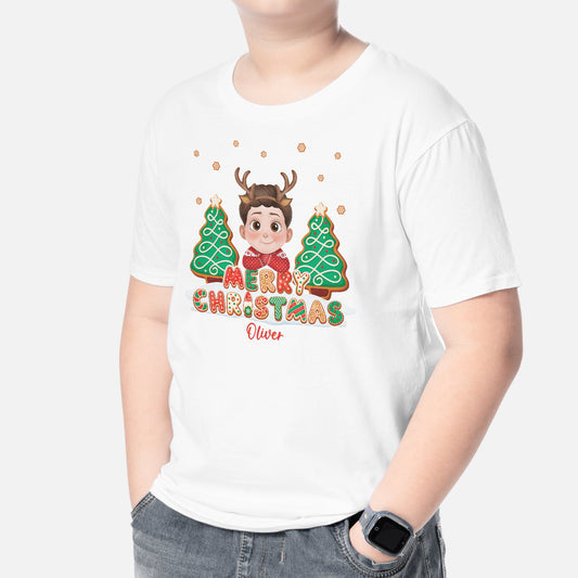 6710AUS2 personalized christmas tee shirts christmas gifts for kids 6710A