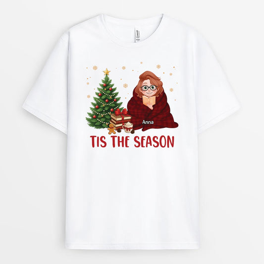 6711AUS1 tis the season shirt_ personalized christmas gifts 6711A
