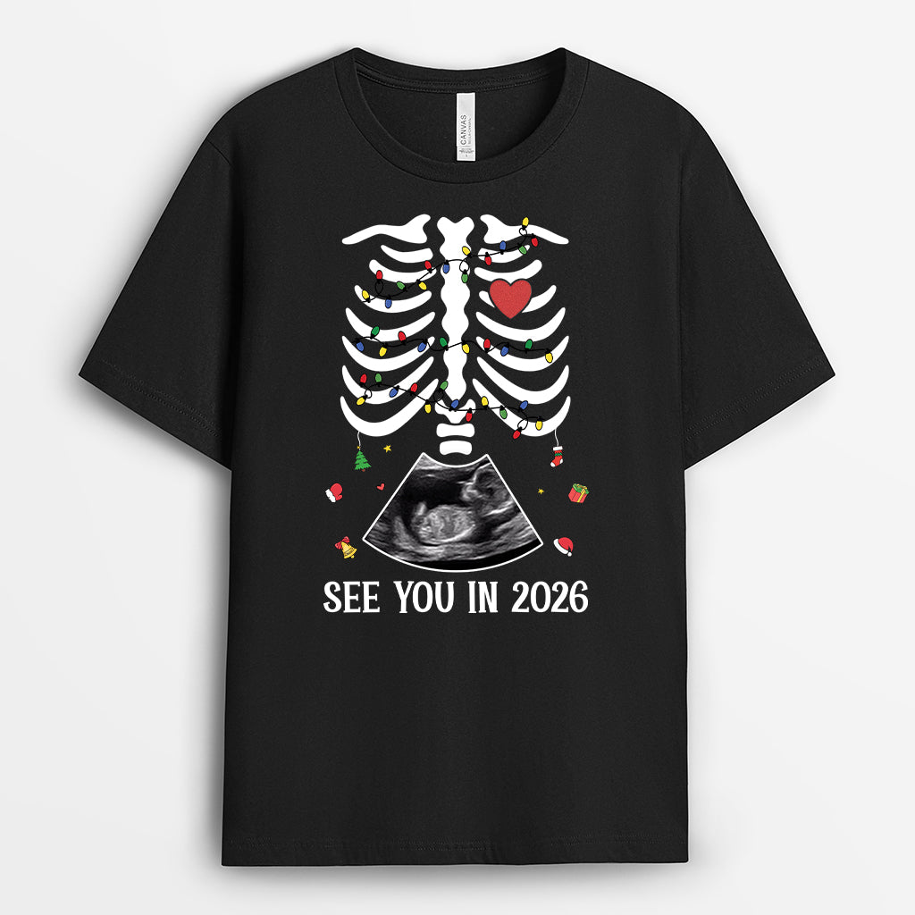 6719AUS1 personalized ultrasound shirts christmas gifts for mom to be_ 6719AKPZA
