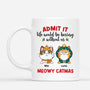 6721MUS1 meowy catmas cat christmas mug custom gifts for cat lovers 6721MKP5D