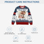 6725WUS4 custom photo ugly christmas sweater gifts for parents to be 6725WKZNB