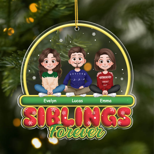 6729OUS1 3d printing effect acrylic siblings ornaments custom christmas gifts for brother and sister 6729O8LAE_1