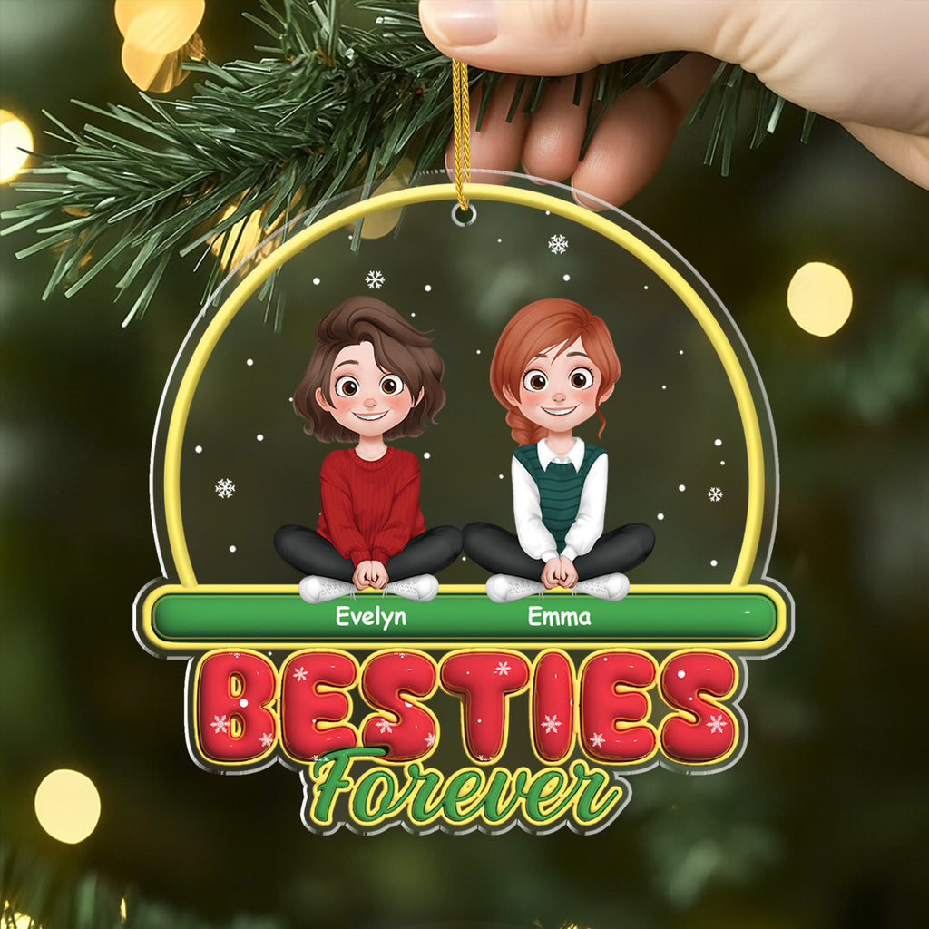 6729OUS1 3d printing effect acrylic siblings ornaments custom christmas gifts for brother and sister 6729O8LAE_2