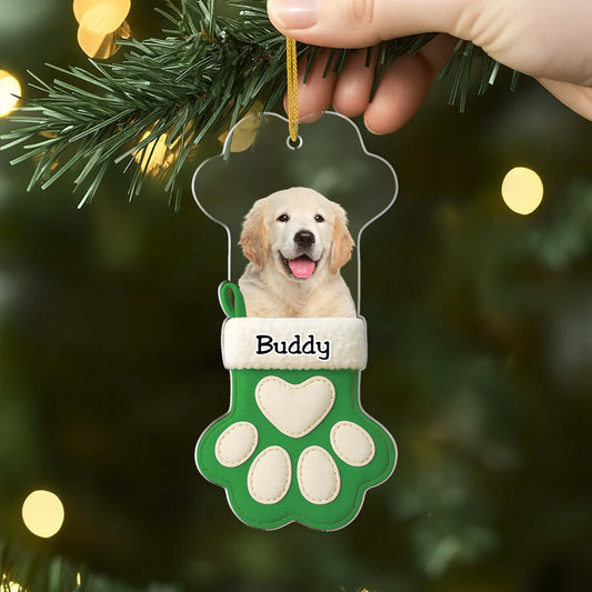 6731OUS2 3d printing effect custom acrylic photo ornaments dog christmas ornaments 6731OTZAC