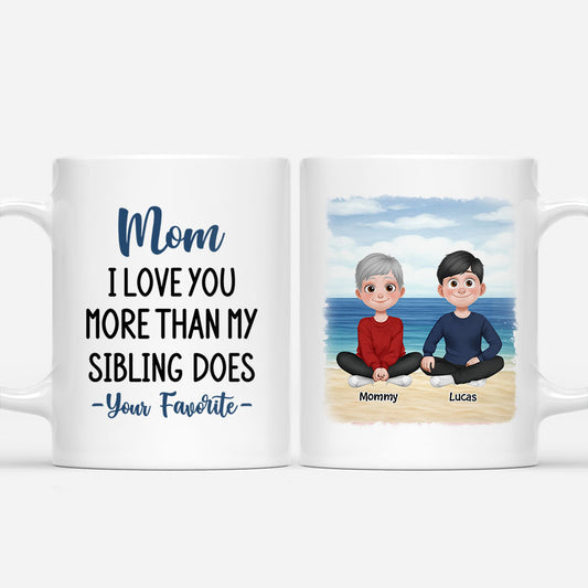 6736MUS1 i love you more mug personalized gifts for mom and dad 6736M6PZA