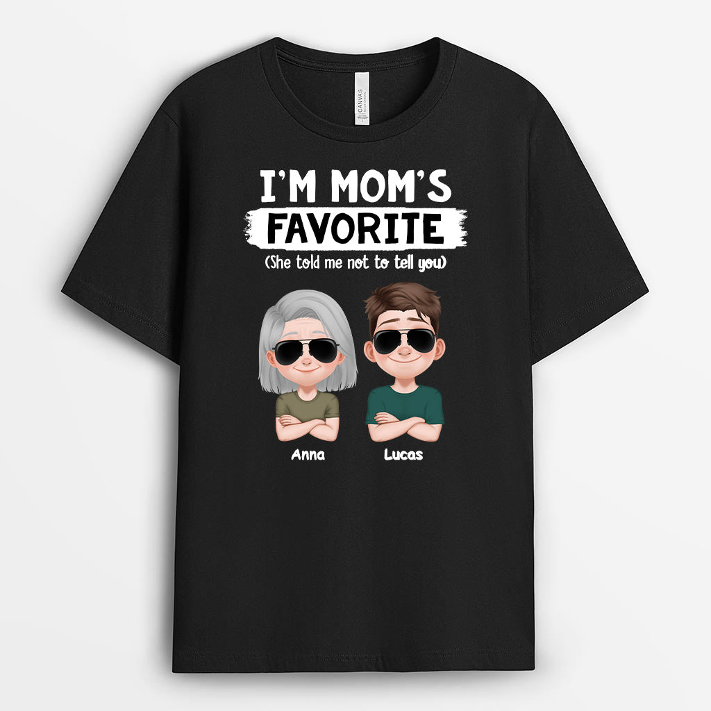 6740AUS1 im moms favorite shirt_ personalized gifts for son daughter 6740A