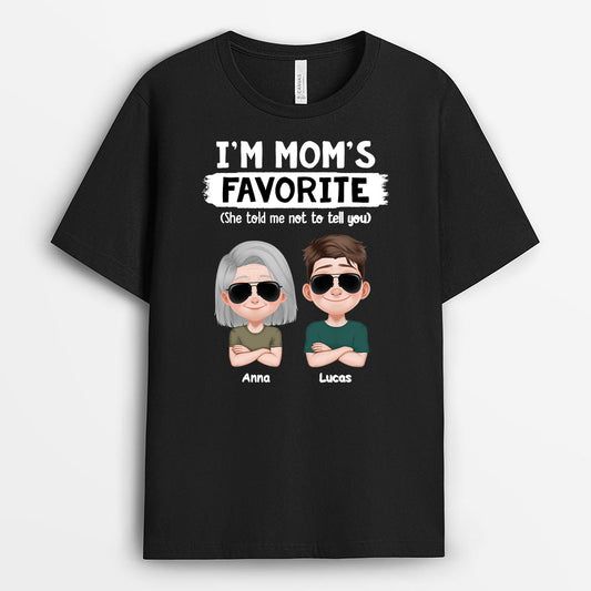 6740AUS1 im moms favorite shirt_ personalized gifts for son daughter 6740A