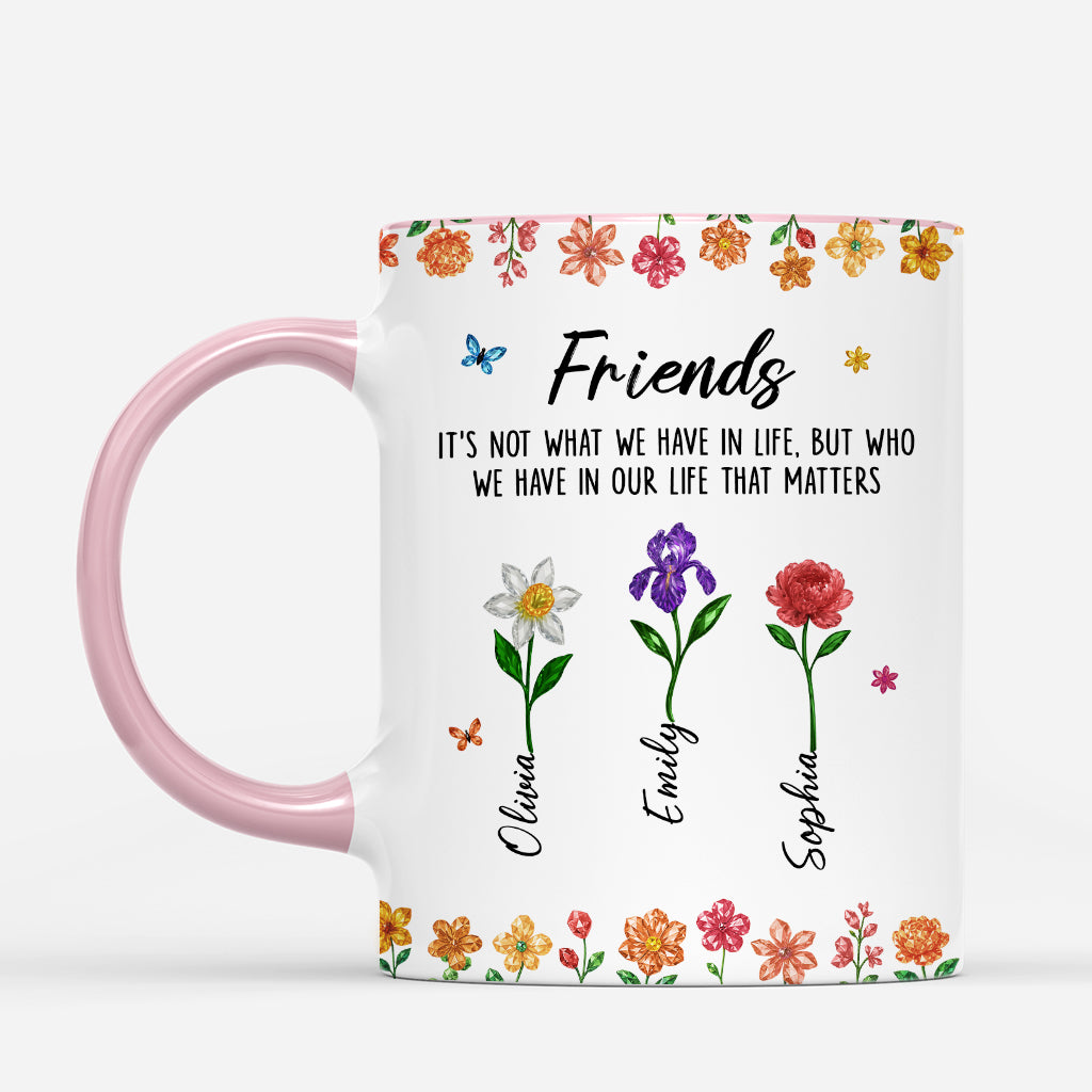6742MUS2 its not what we have in life personalized mugs for sisters friends_ 6742M6TZA