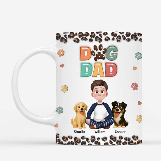 6743MUS1 3d printing effect personalized dog mom mug unique gifts for dog lovers 6743M6KAC