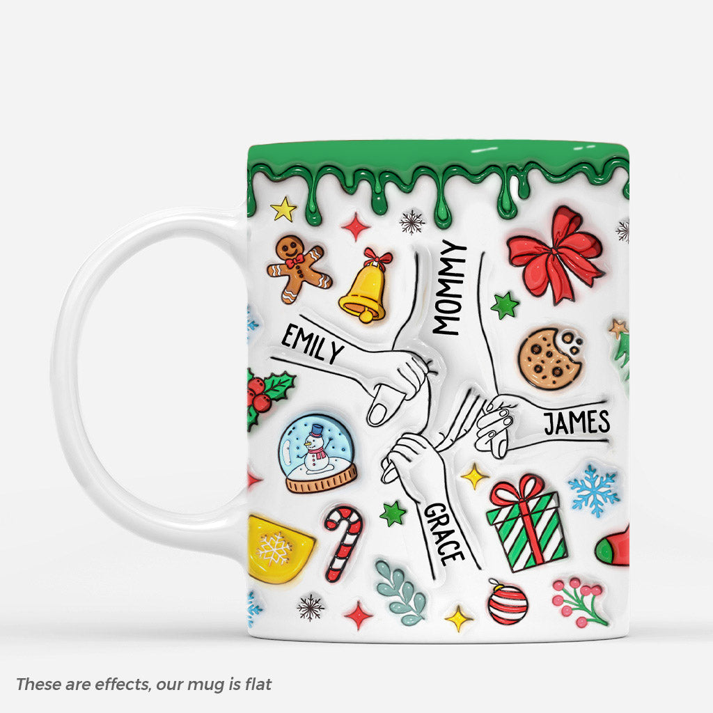 6744MUS1 3d printing effect personalized christmas coffee mugs gifts for mom grandma 6744M6QAA