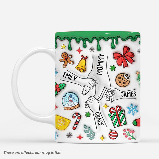 6744MUS1 3d printing effect personalized christmas coffee mugs gifts for mom grandma 6744M6QAA