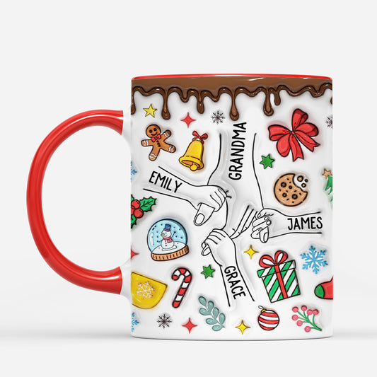 6744MUS2 3d printing effect personalized christmas coffee mugs gifts for mom grandma 6744M6QAA