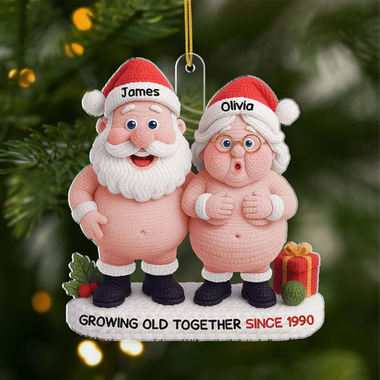 6747OUS1 3d printing effect acrylic naughty mr and mrs claus ornaments_ custom xmas gifts for couples 6747O6Z5G