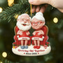 6757OUS2 3d printing effect custom acrylic growing old together since ornament_ couples xmas gift 6757O3MTG