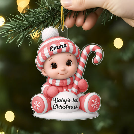 6758OUS2 3d printing effect babys 1st christmas ornament custom acrylic_ ornaments 6758O3QCK