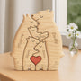 6760QUS2 wooden bear family puzzle_ with stars personalized family gift 6760Q3TAI