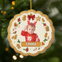 6778OUS1 3d printing effect custom acrylic photo ornaments christmas gifts for kids 6778O3VCK