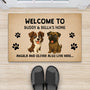 6783DUS2 funny welcome dog doormat personalized dog gifts for owners_ 6783DKV5C