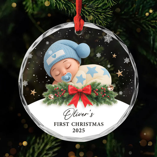 6797OUS1 3d printing effect glass first christmas ornament_ personalized kids gifts 6797O3V5K