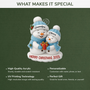 6798OUS4 3d printing effect acrylic snowman ornaments custom christmas gifts for grandparents 6798O3T5A