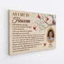 6801CUS2 as i sit in heaven canvas_ personalized memorial gifts with photo 6801C8TZB