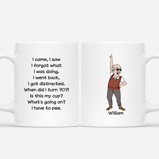 6911MUS1 i came i saw i forgot what i was doing_ mug funny personalized gifts 6911M8QMB