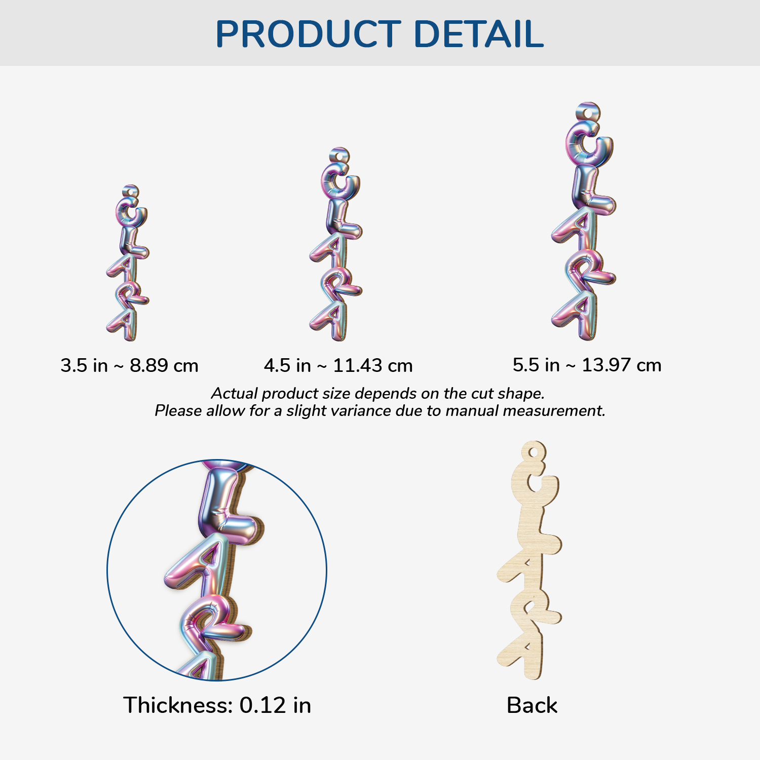 6914OUS2 3d printing effect 1 layered wooden balloon letter ornaments custom christmas gifts 6914O8T5A