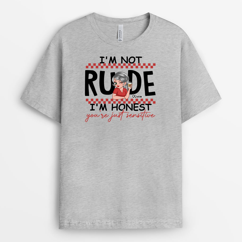 6920AUS2 im not rude im honest shirt funny personalized gifts for her 6920ATZNA