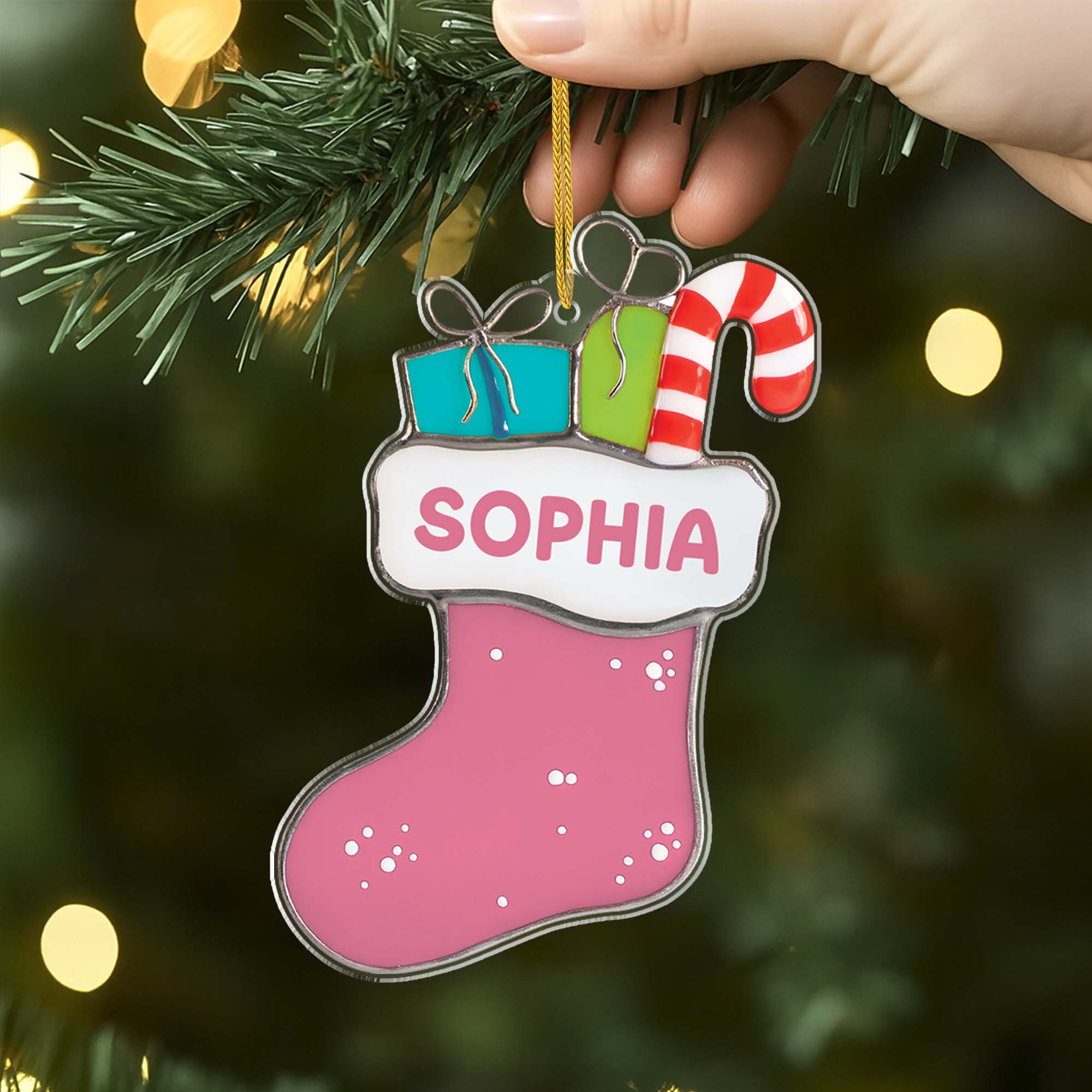 6921OUS2 3d printing effect acrylic ornaments with names custom christmas gifts for him her 6921OKP5B