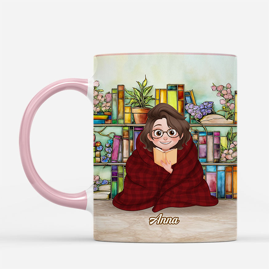 6936MUS2 3d printing effect stained glass book mug_ custom gifts for book lover women 6936M8TWB