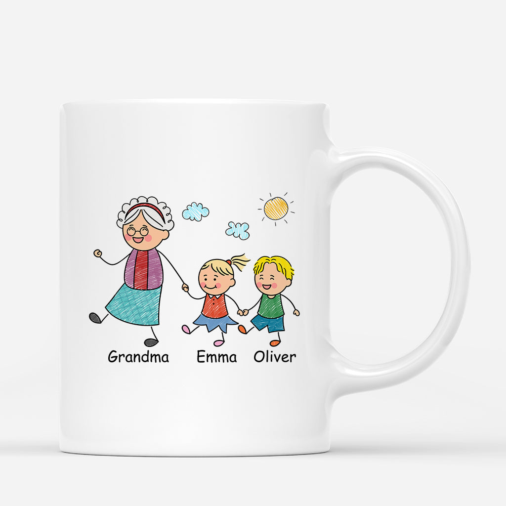 6938MUS3 im not retired im a professional grandma mug custom grandparent gifts 6938MTXNB