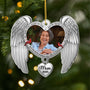 6942OUS1 custom acrylic christmas ornaments photo memorial gifts for loss of mom dad 6942O