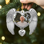 6942OUS2 custom acrylic christmas ornaments photo memorial gifts for loss of mom dad 6942O