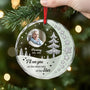 6944OUS2 custom glass christmas ornaments photo memorial gifts for loss of mom dad 6944O8ZMB