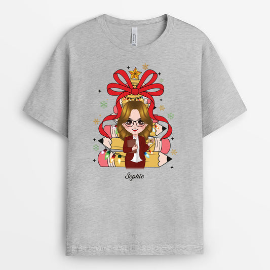 6946AUS2 personalized christmas t shirts christmas gifts for teachers 6946AKVAT