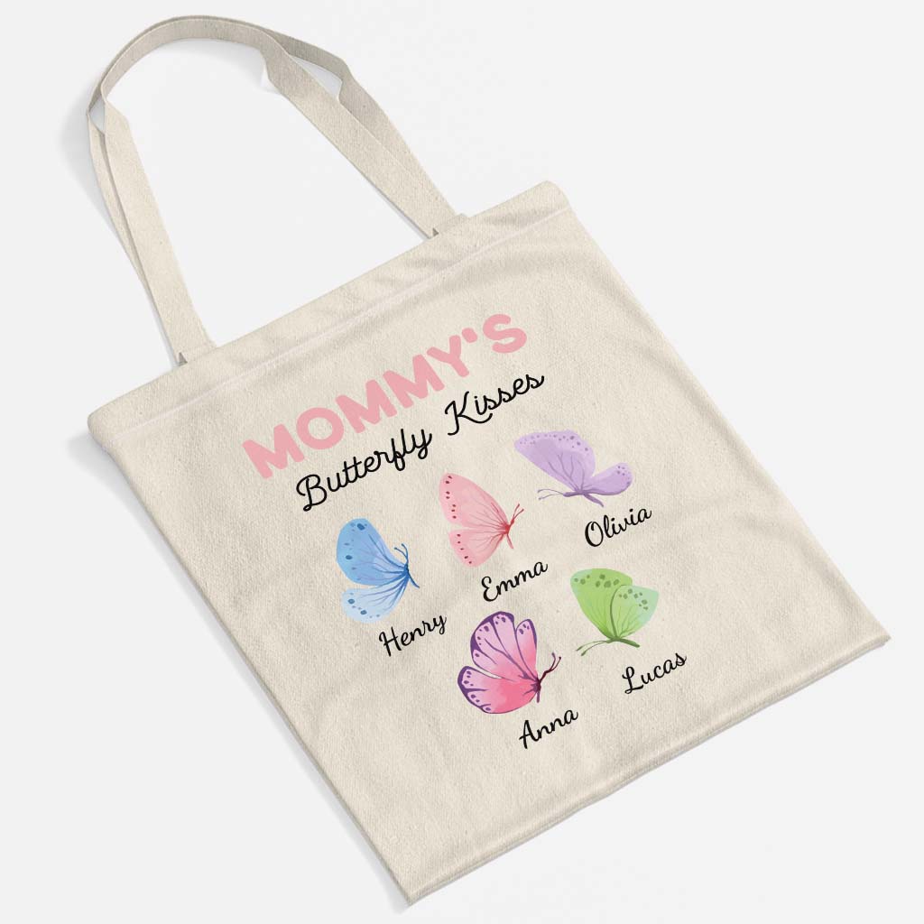6947BUS1 grandmas butterfly kisses tote bag personalized grandma gifts 6947btvta_2