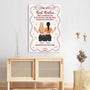 6951CUS3 best friend canvas art personalized gifts for female friends 6951C3VWF
