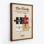 6952CUS2 personalized family canvas with names_ family puzzle wall art 6952CTPZI