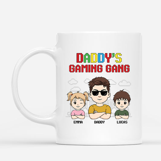 6953MUS1 daddys gaming gang mug personalized gifts for a gamer dad 6953MKK5B