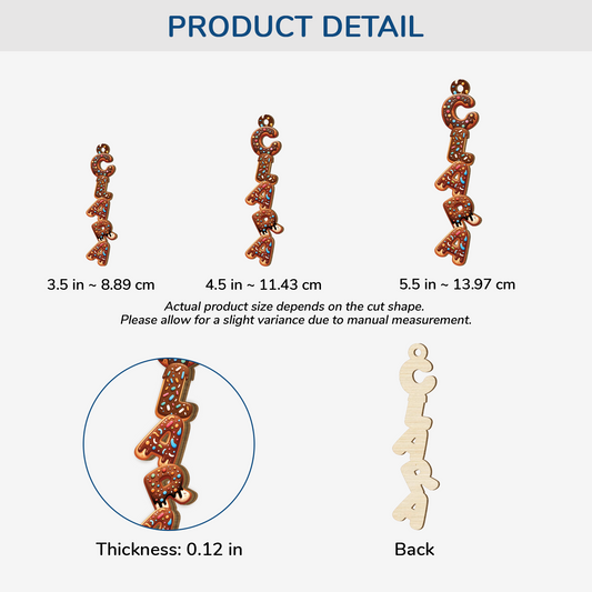 6954OUS2 3d printing effect 1 layered wooden letter ornaments custom christmas gifts for him her 6954O8T5B